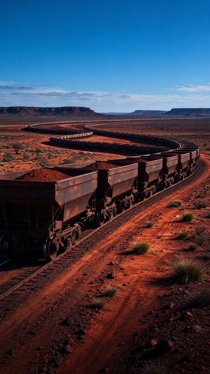 Illustration for the world record: Longest train
