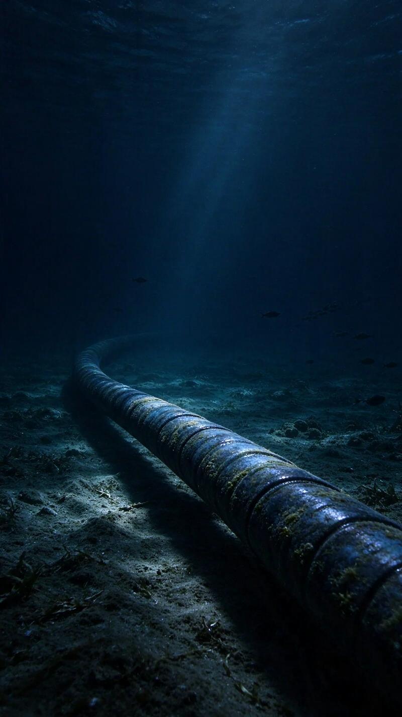 Illustration for the world record: Longest undersea cable
