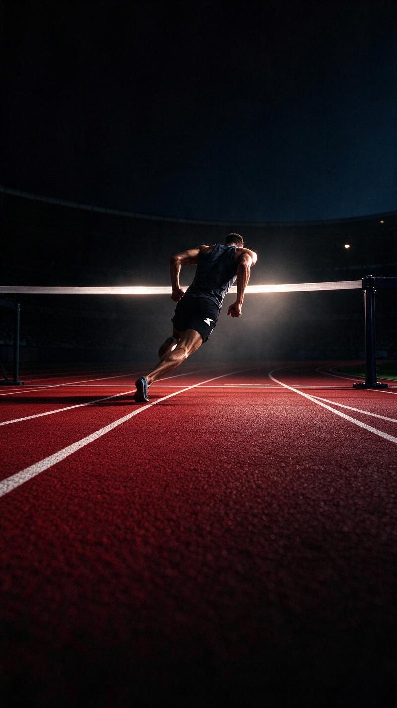 Illustration for the world record: Men's 60 m