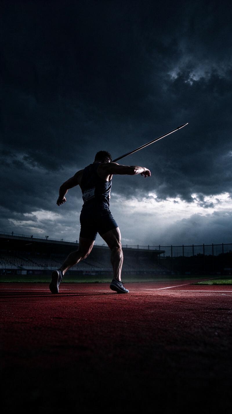 Illustration for the world record: Men's javelin throw F37 world record