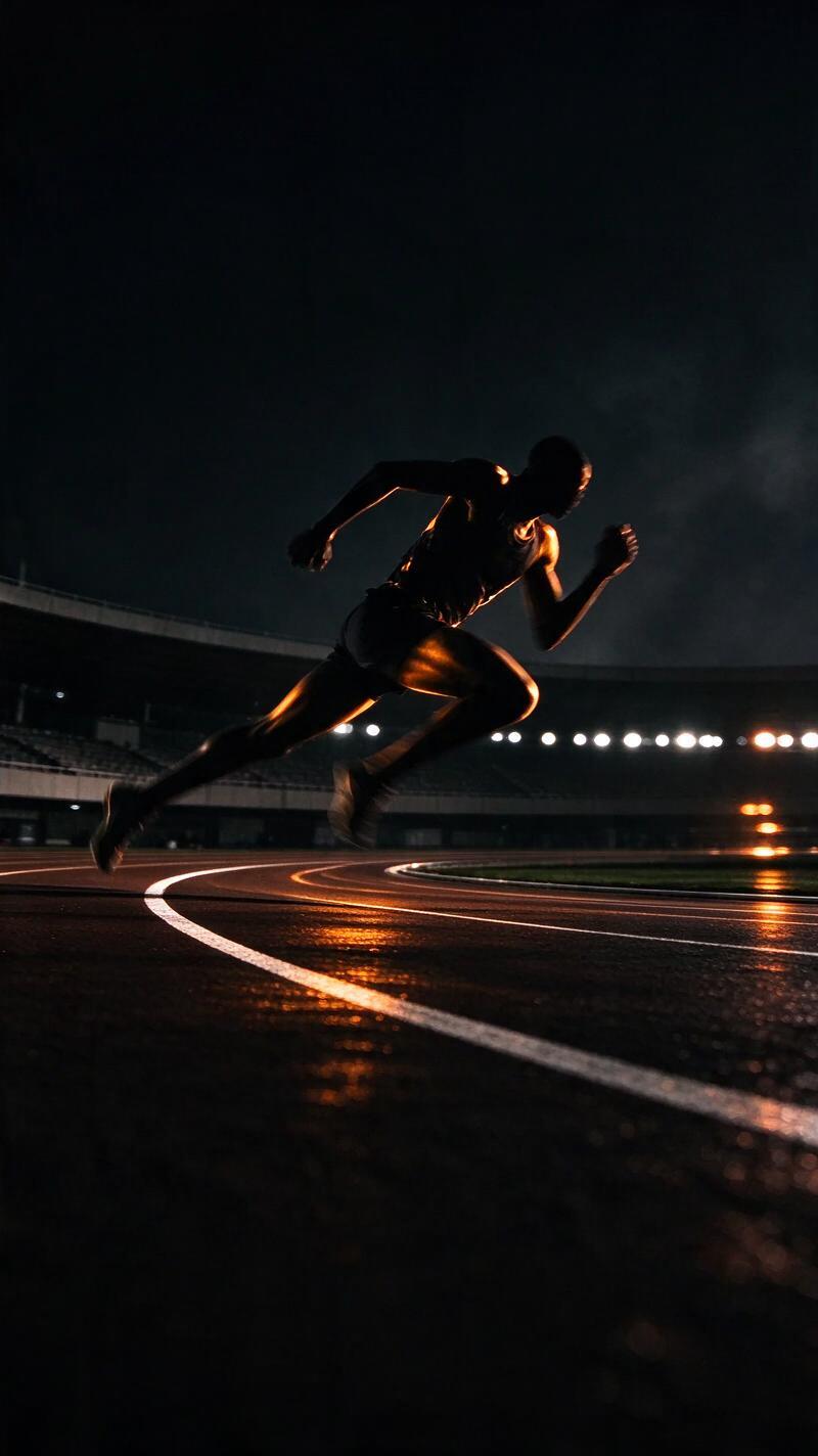 Illustration for the world record: Men's 200 m