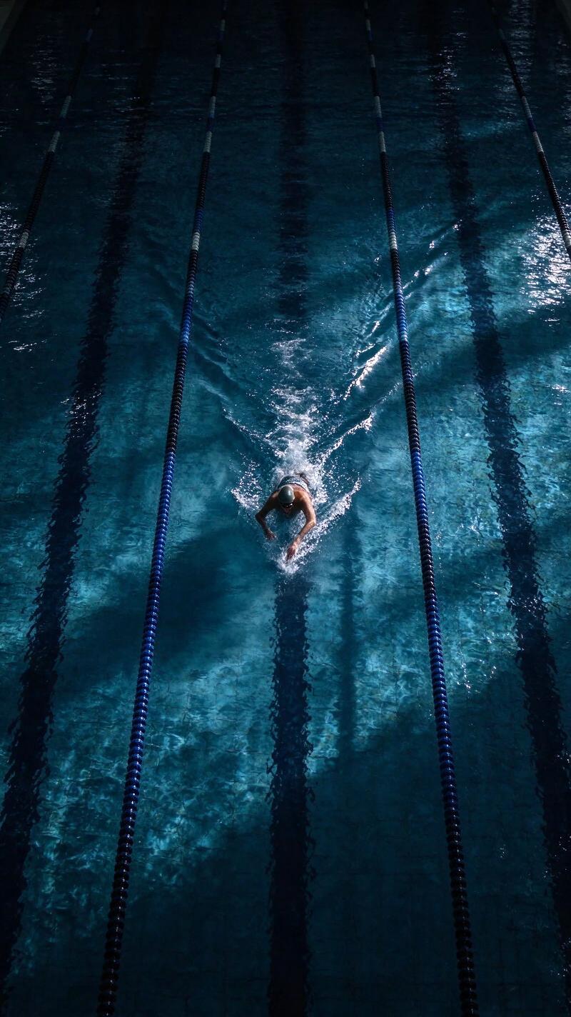 Illustration for the world record: Men's 400 m freestyle