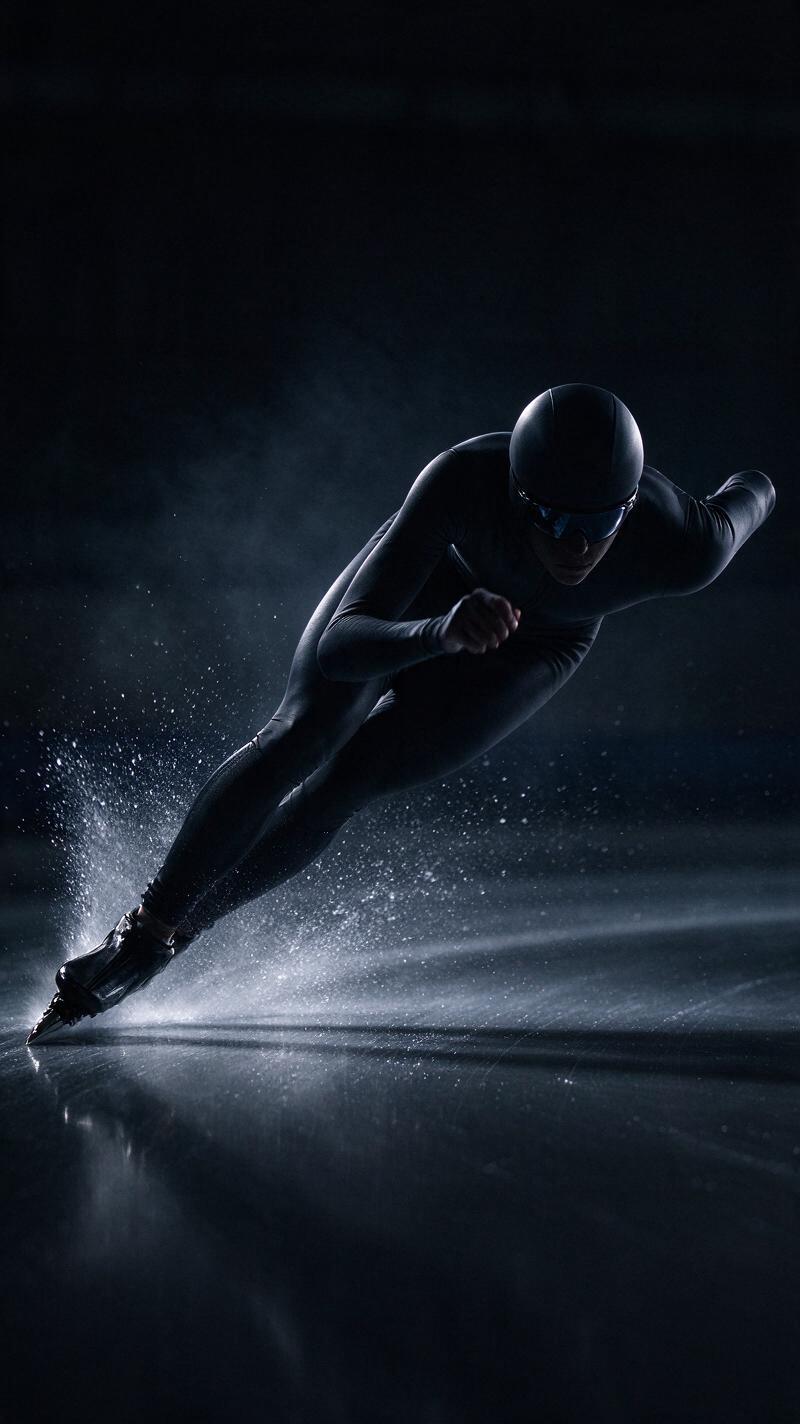Illustration for the world record: Men's 500 m speed skating