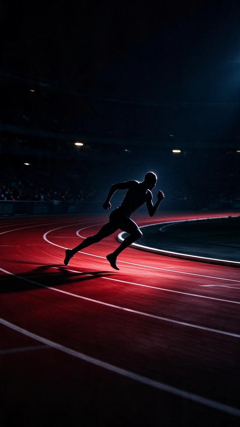 Illustration for the world record: Men's 800 m