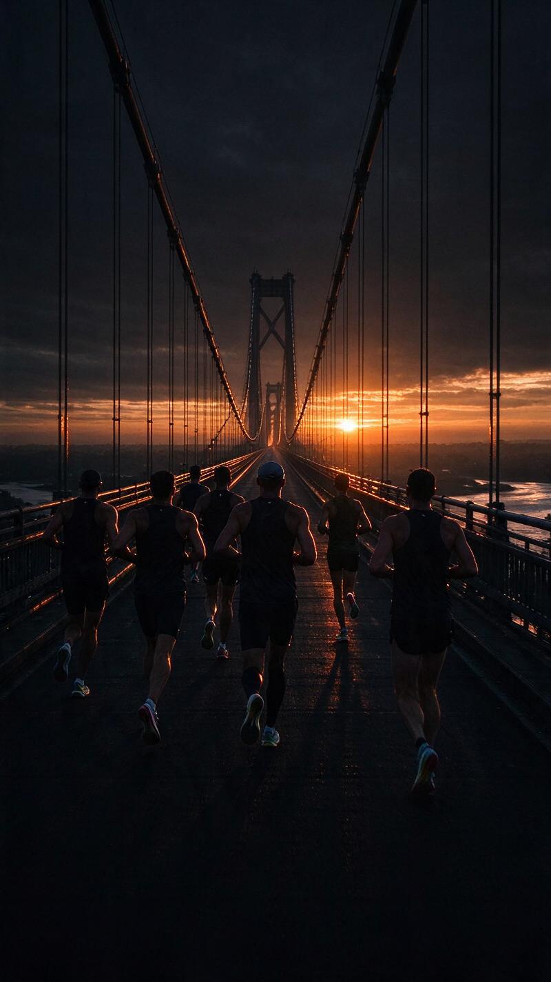 Illustration for the world record: Men's half marathon