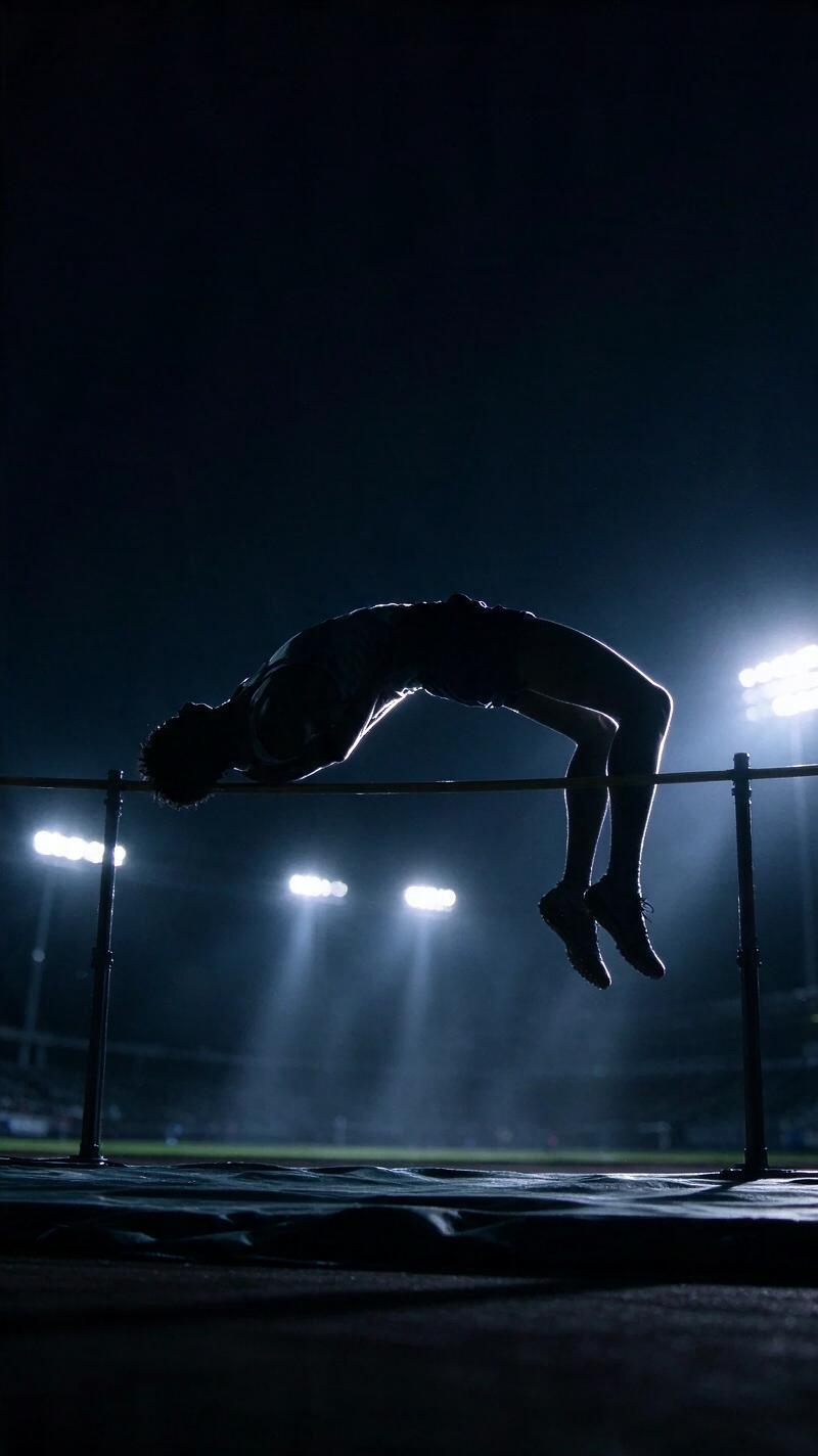 Illustration for the world record: Men's high jump
