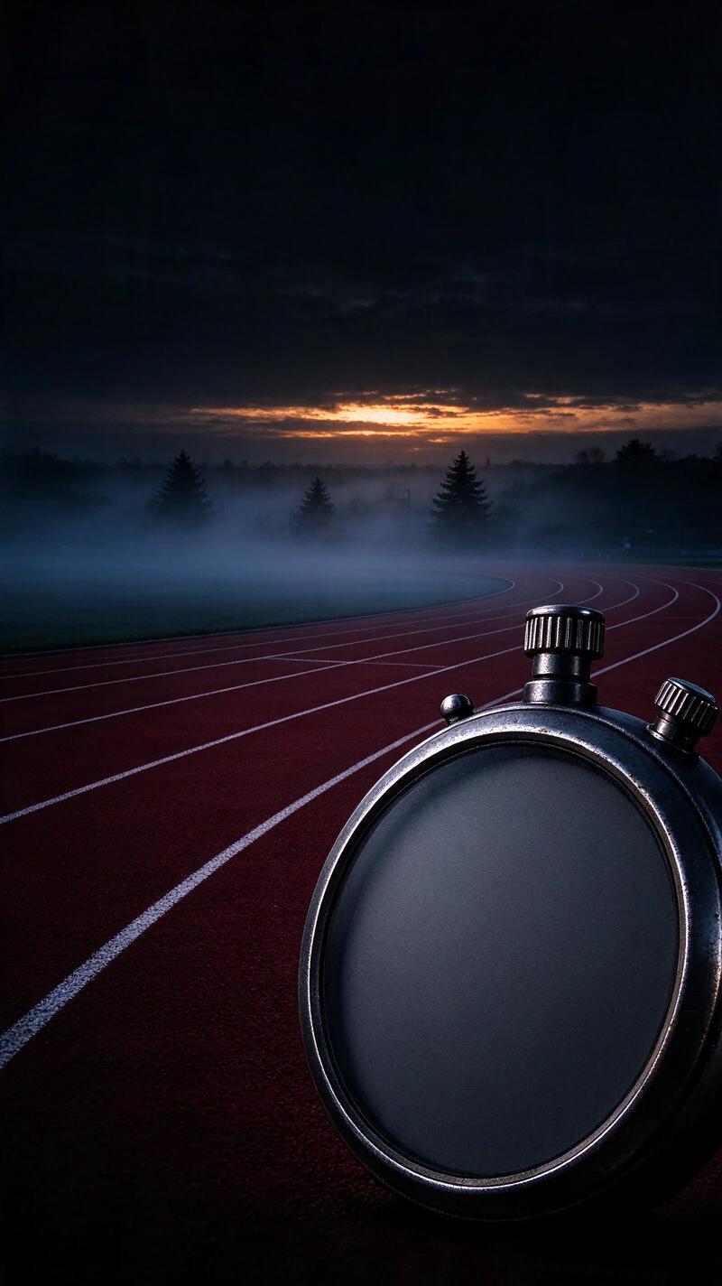 Illustration for the world record: Men's mile