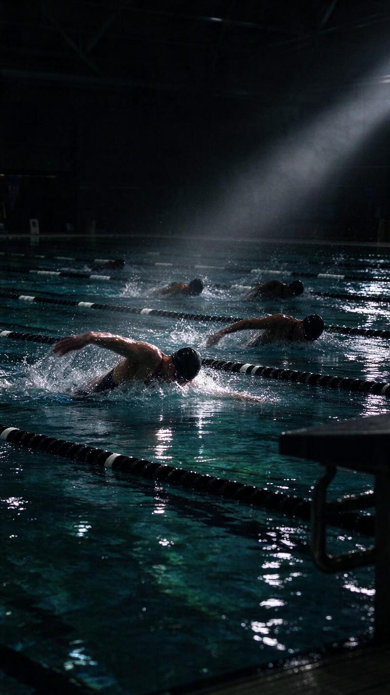 Illustration for the world record: Mixed 4x100 m freestyle relay world record, 100+ age group