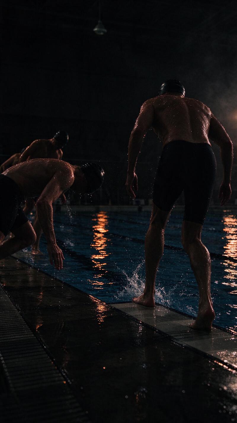 Illustration for the world record: Mixed 4x200 m freestyle relay world record, 200+ age group
