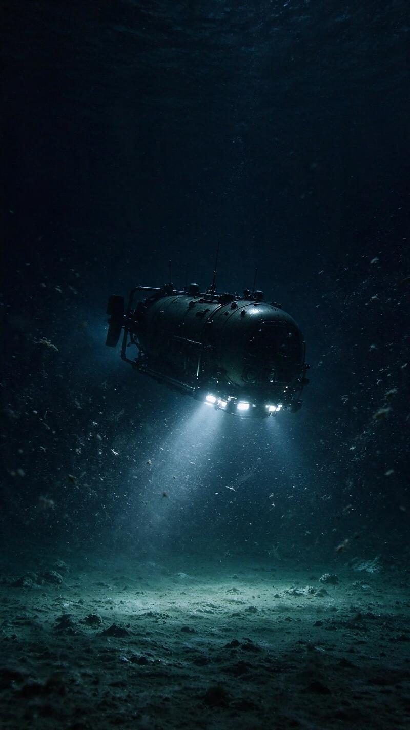 Illustration for the world record: Most visits to the Challenger Deep