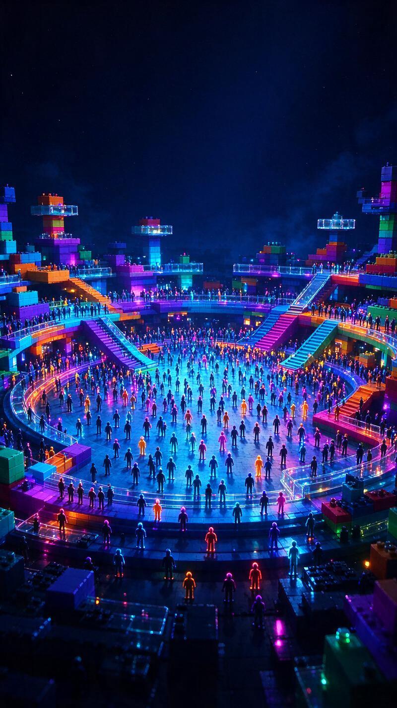 Illustration for the world record: Most concurrent players in a Roblox experience