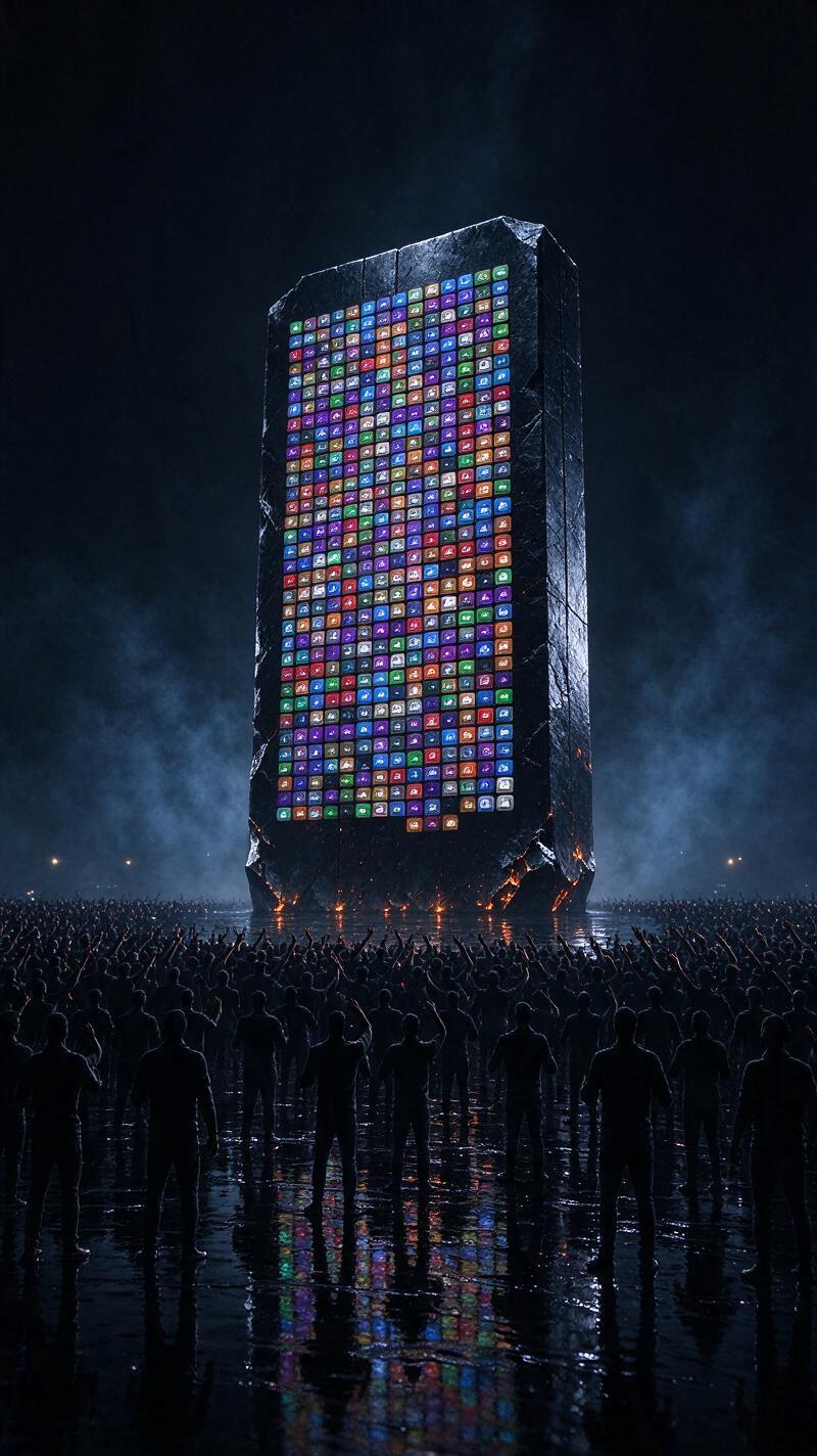 Illustration for the world record: Most-downloaded app of all time