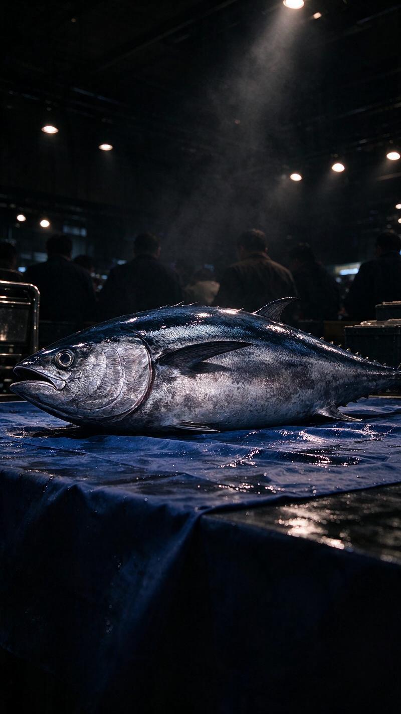 Illustration for the world record: Most expensive bluefin tuna sold at auction