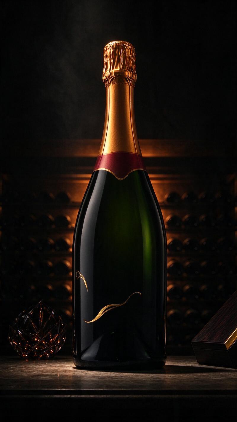 Illustration for the world record: Most expensive bottle of champagne