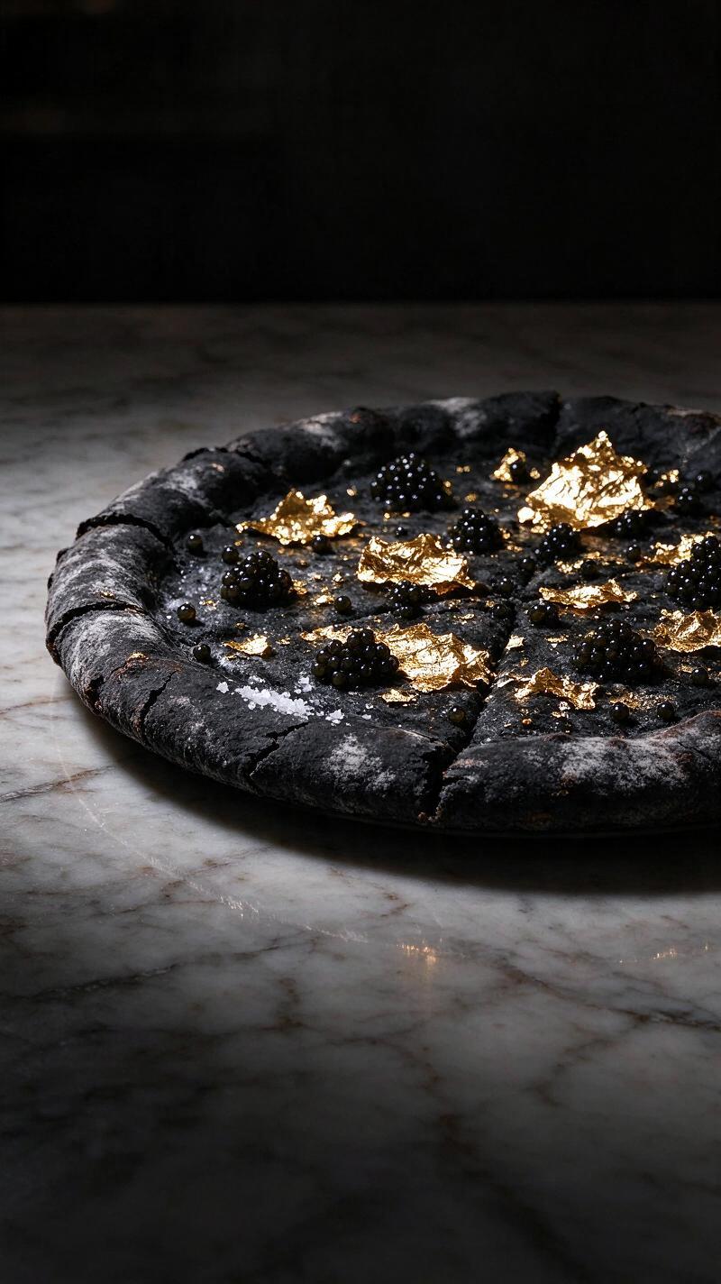 Illustration for the world record: Most expensive pizza commercially available