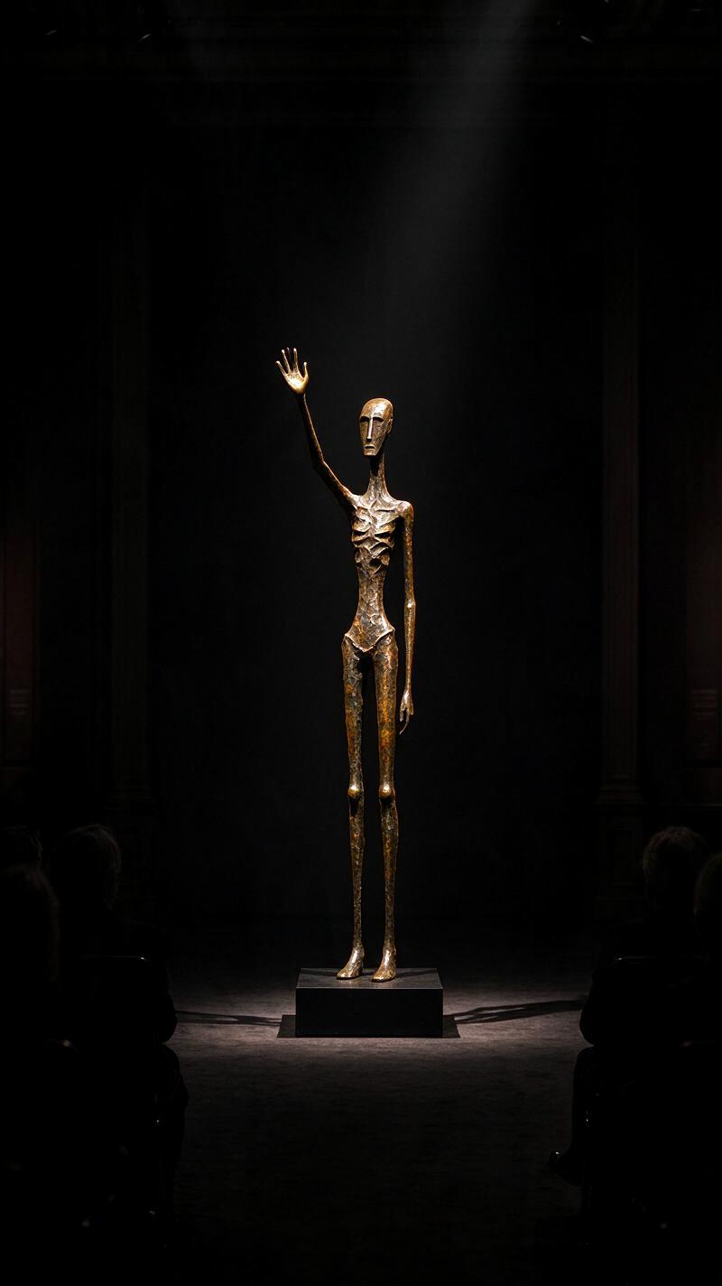 Illustration for the world record: Most expensive sculpture sold at auction