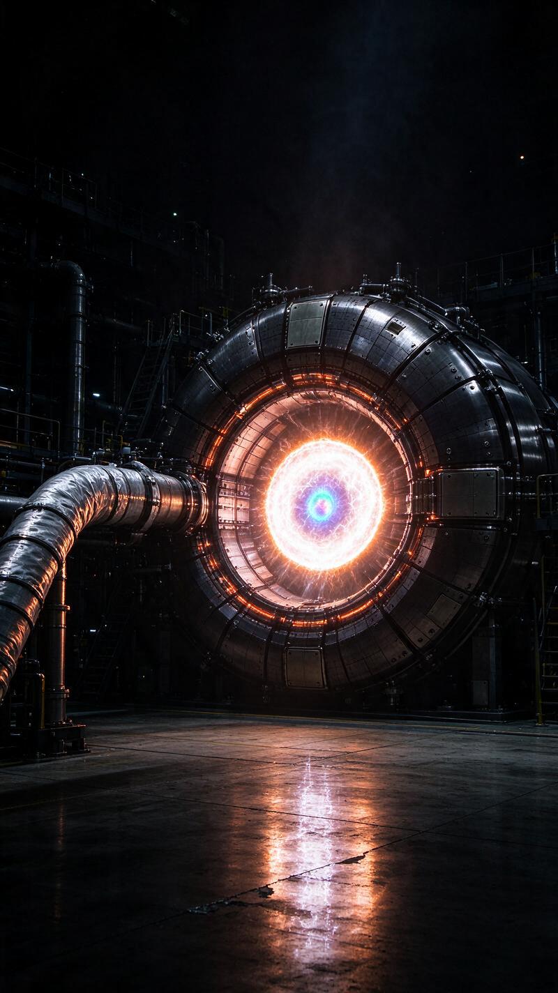 Illustration for the world record: Most fusion energy released in a single pulse