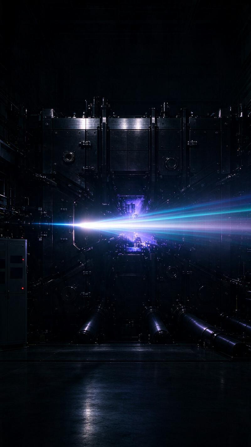 Illustration for the world record: Most powerful laser by peak power