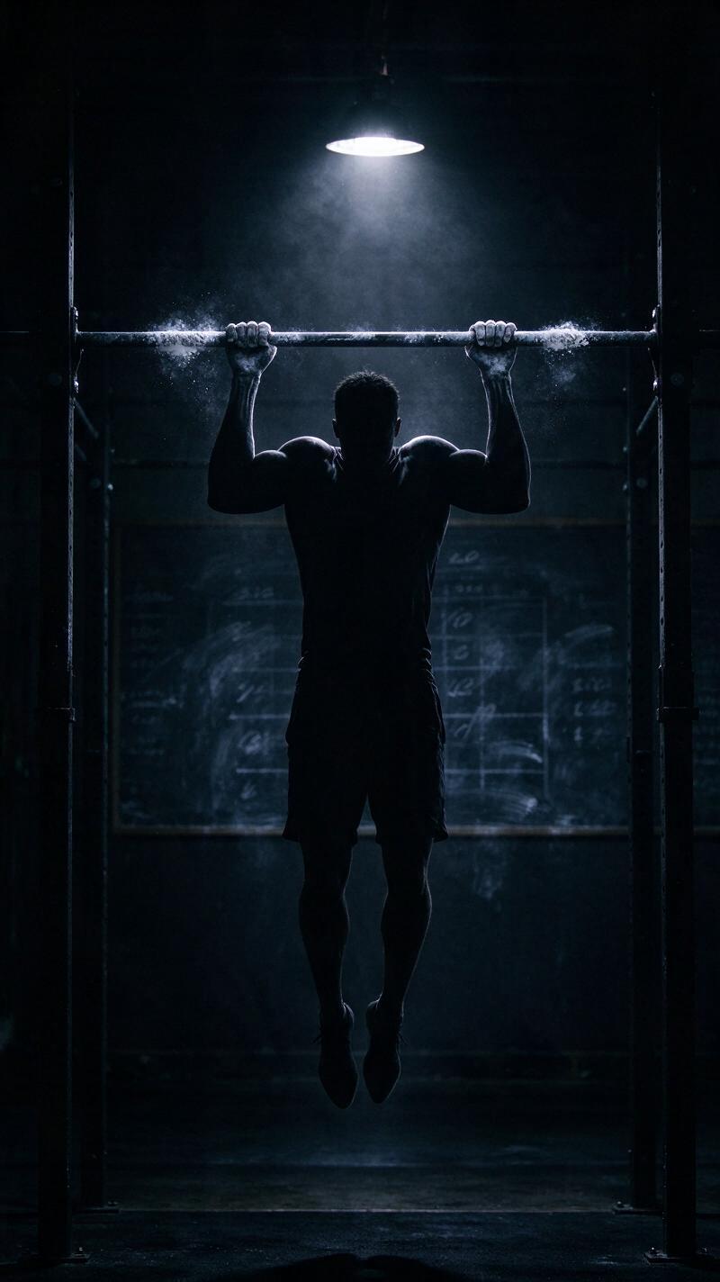 Illustration for the world record: Most pull-ups in 24 hours (female)