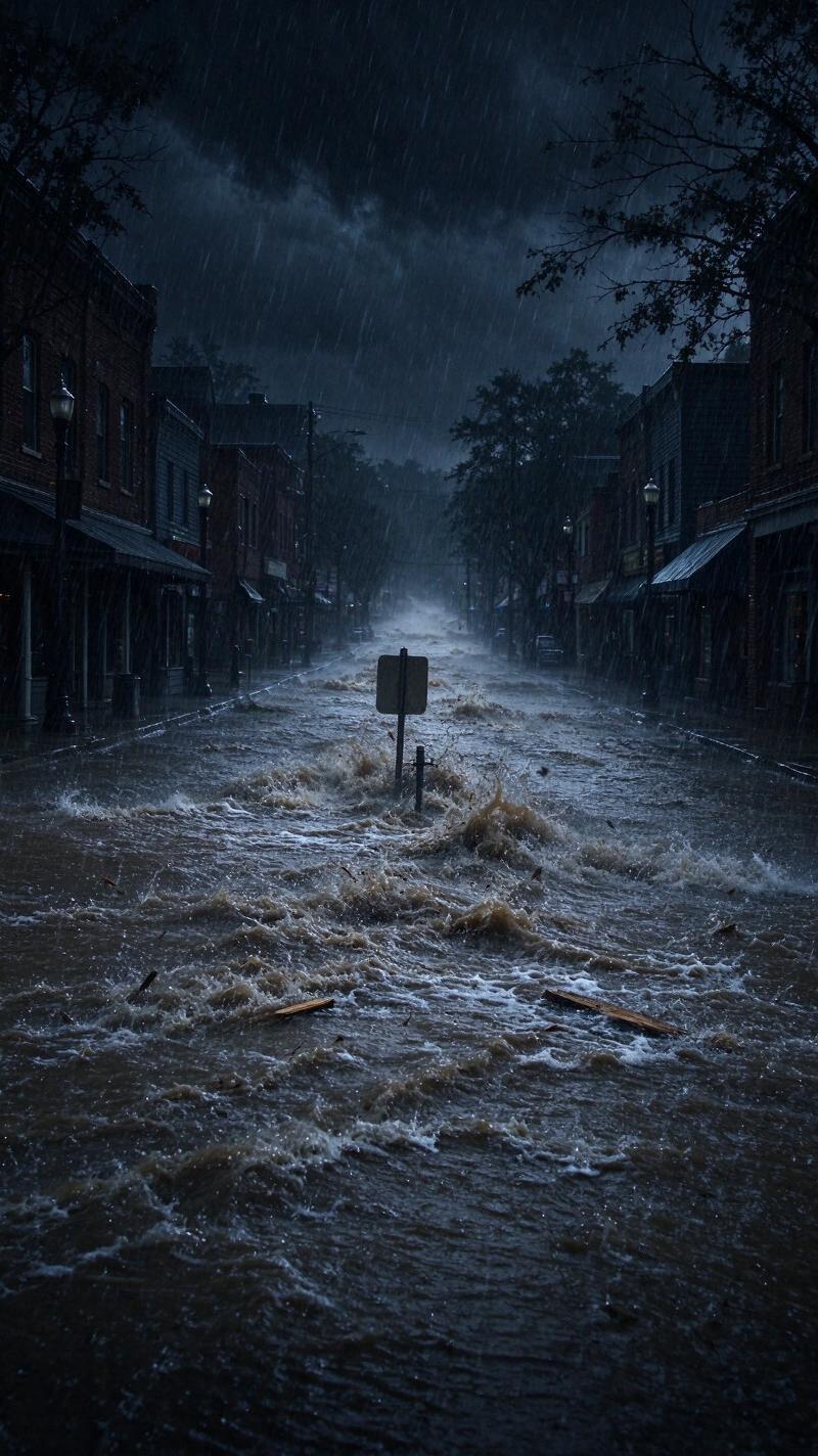 Illustration for the world record: Most rainfall in one hour