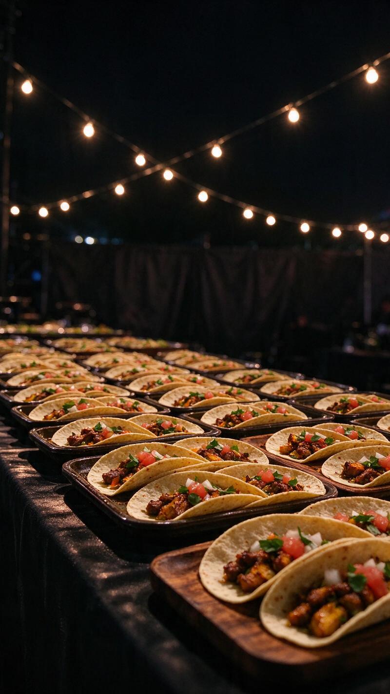 Illustration for the world record: Most tacos eaten in 8 minutes