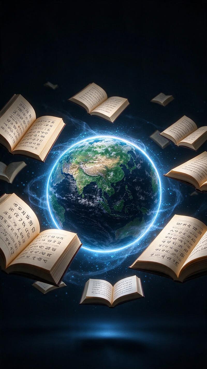 Illustration for the world record: Most translated author