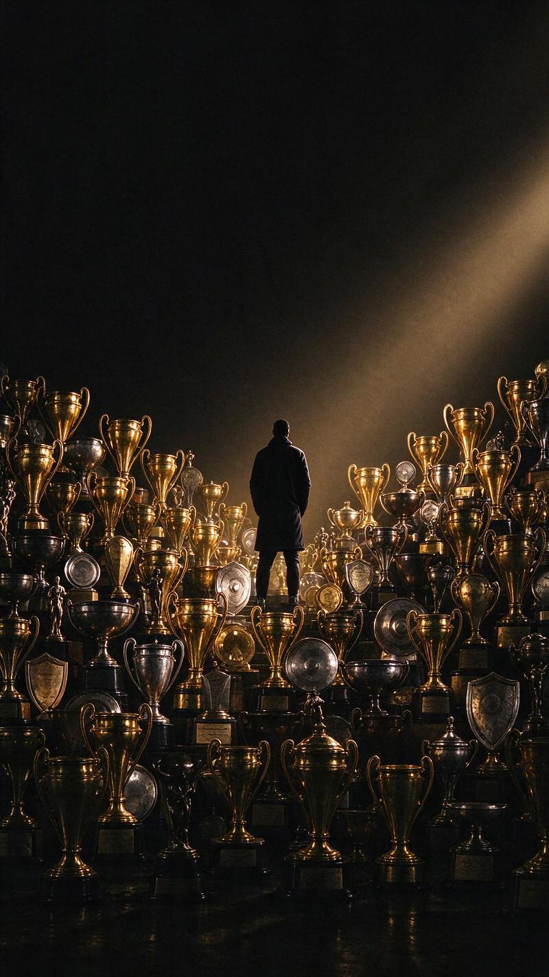 Illustration for the world record: Most trophies won by a soccer player