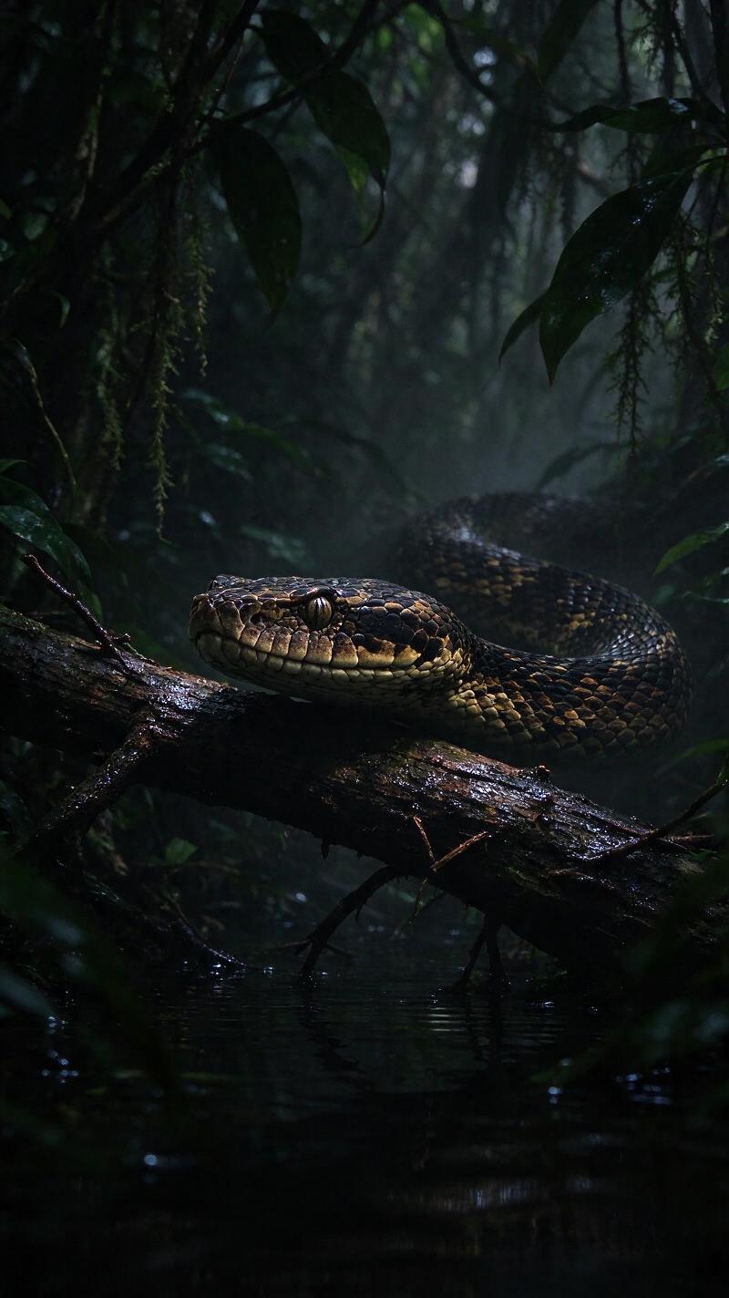 Illustration for the world record: Most venomous snake