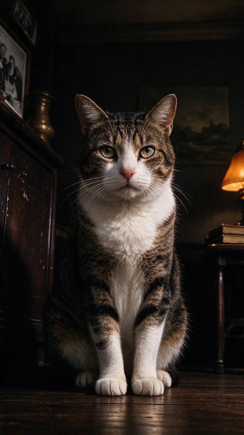Illustration for the world record: Oldest living cat
