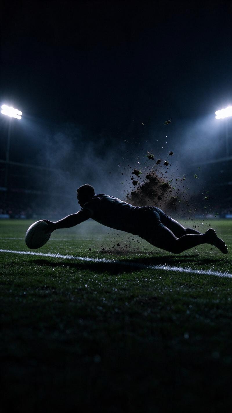 Illustration for the world record: Most tries in men's Test rugby