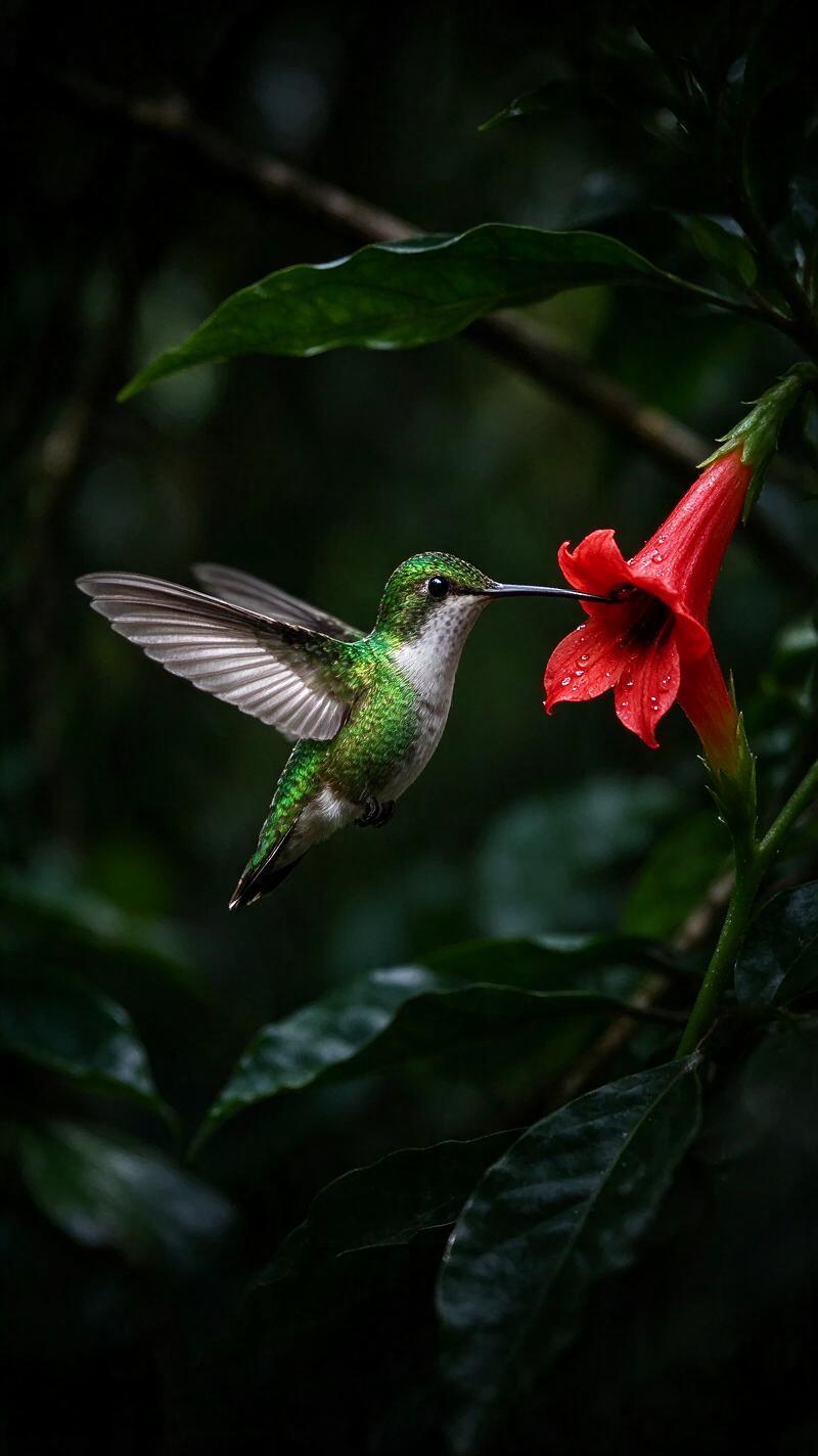 Illustration for the world record: Smallest bird