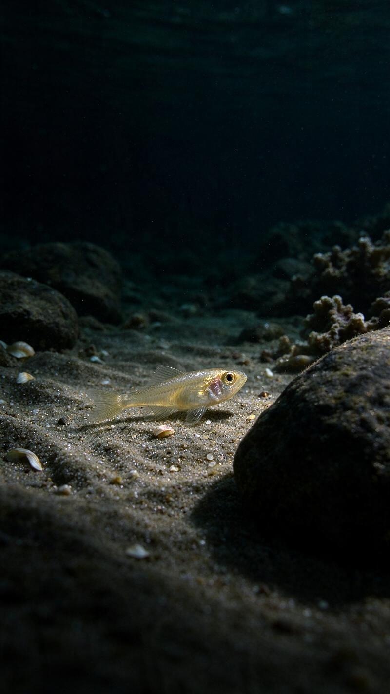 Illustration for the world record: Smallest fish