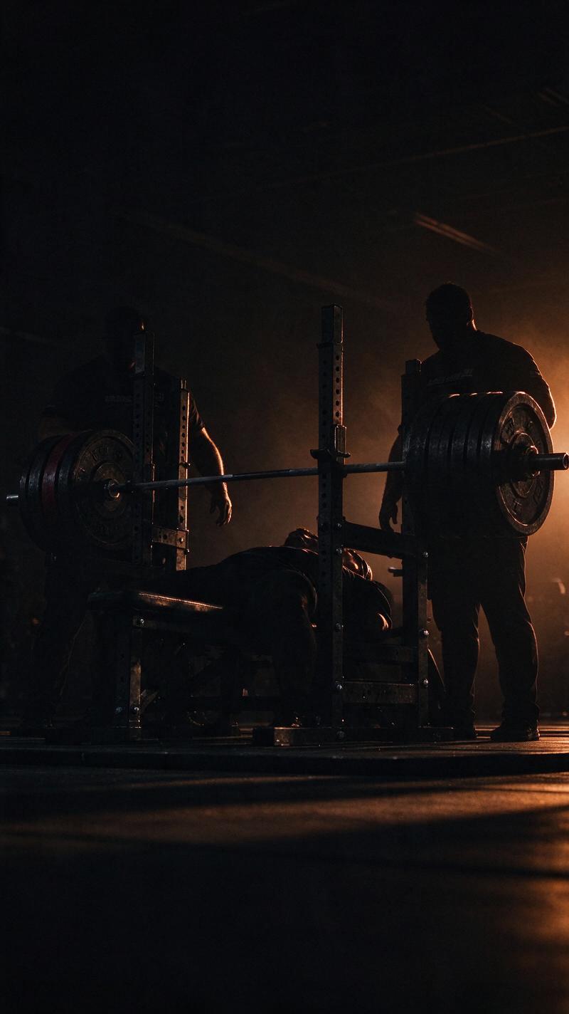 Illustration for the world record: Heaviest equipped bench press