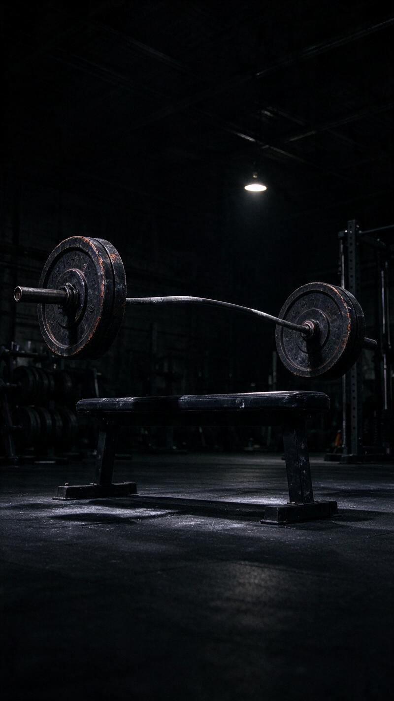 Illustration for the world record: Heaviest raw bench press