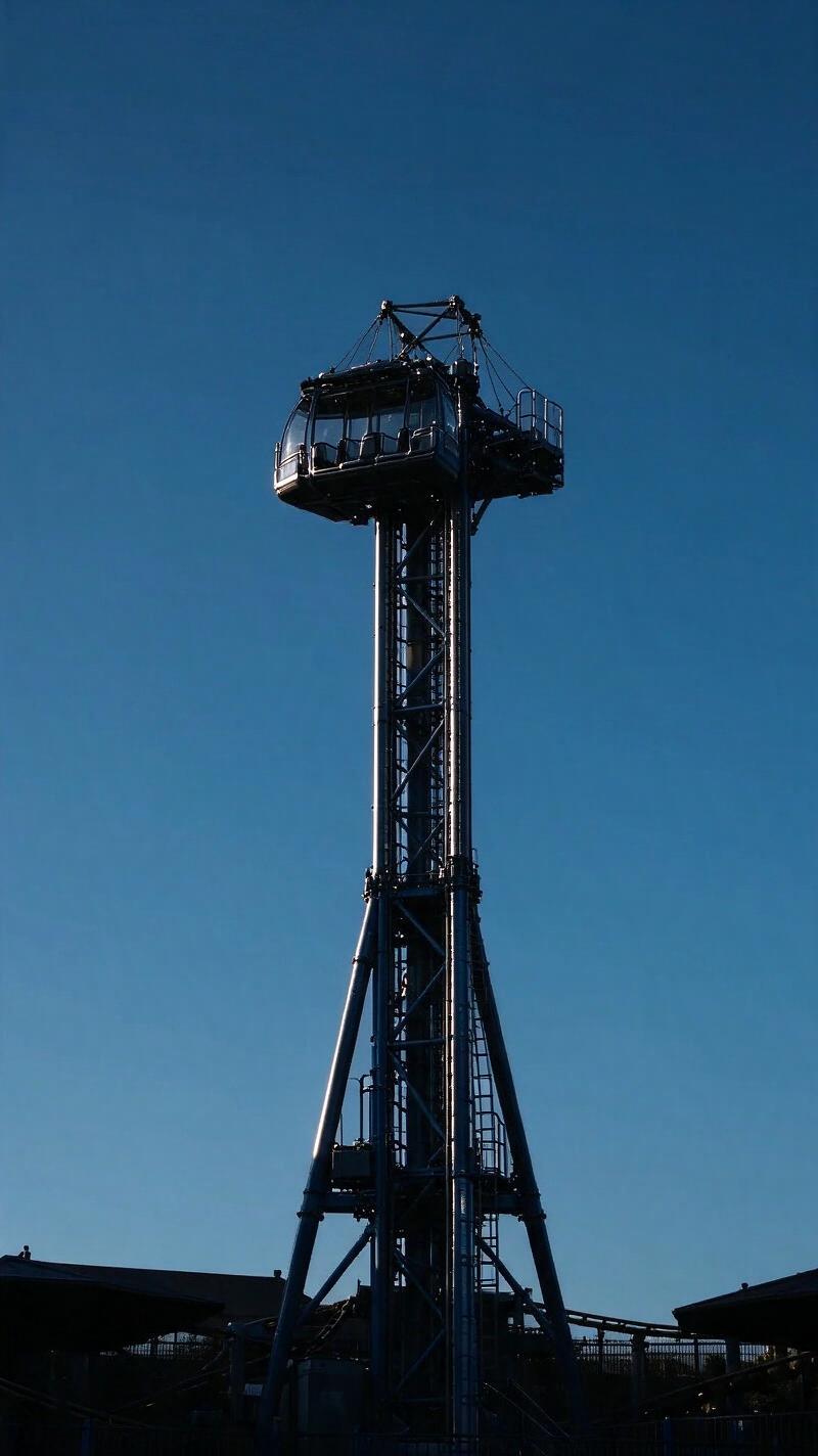 Illustration for the world record: Tallest drop tower