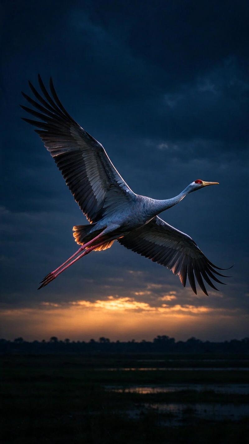 Illustration for the world record: Tallest flying bird