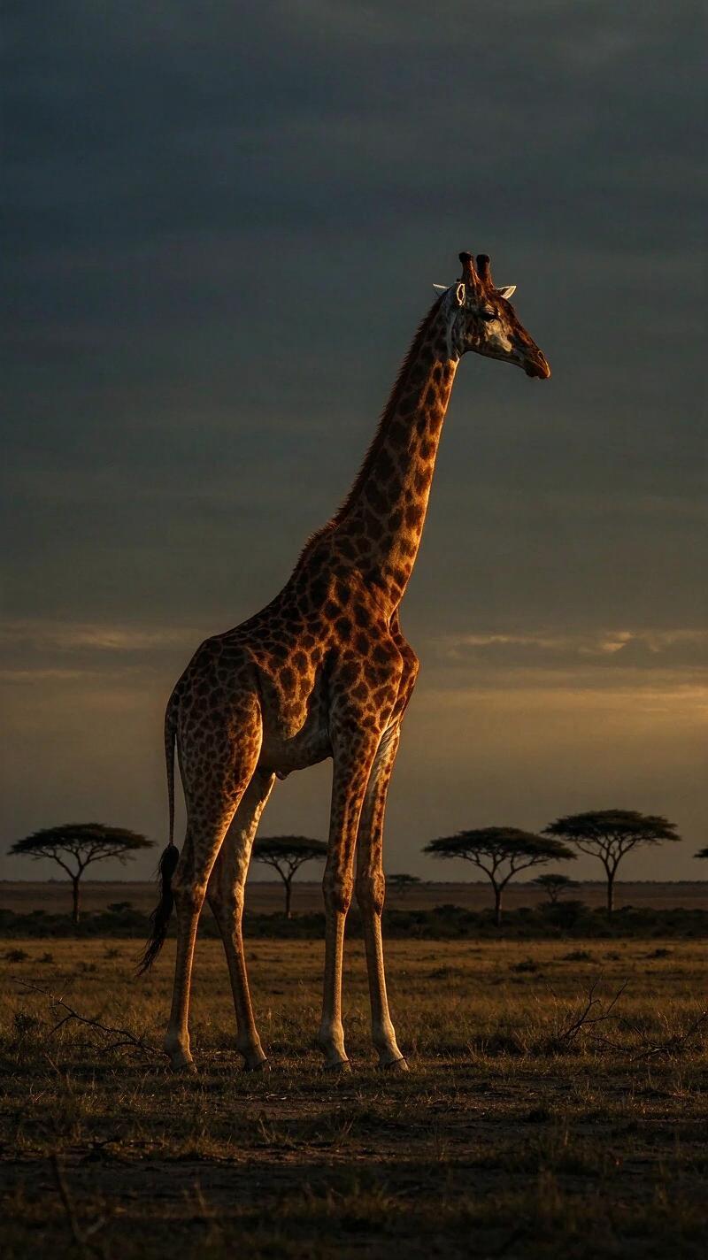 Illustration for the world record: Tallest living animal