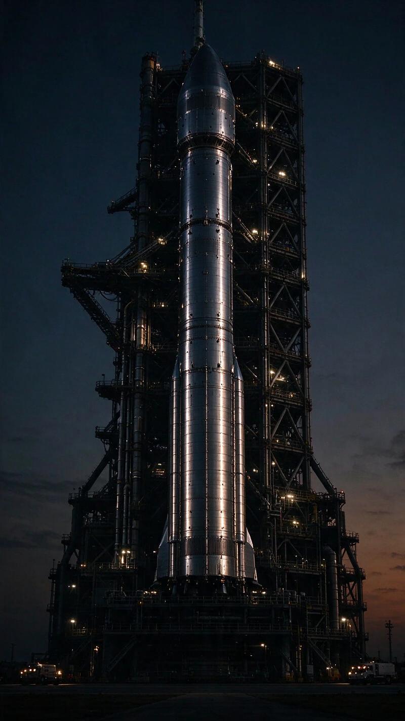 Illustration for the world record: Tallest rocket