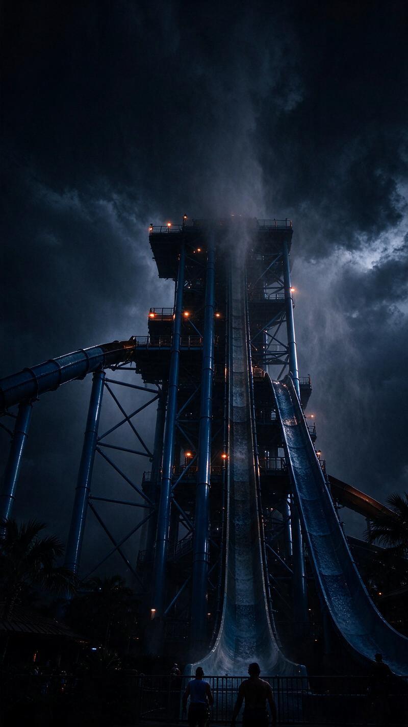 Illustration for the world record: Tallest water slide
