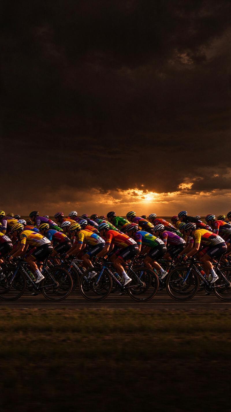 Illustration for the world record: Fastest road stage in Tour de France history