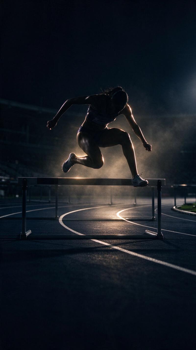 Illustration for the world record: Women's 400 m hurdles