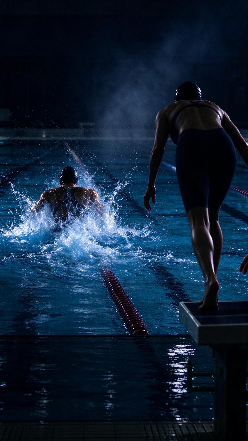 Illustration for the world record: Women's 4x100 m medley relay world record, 160+ age group