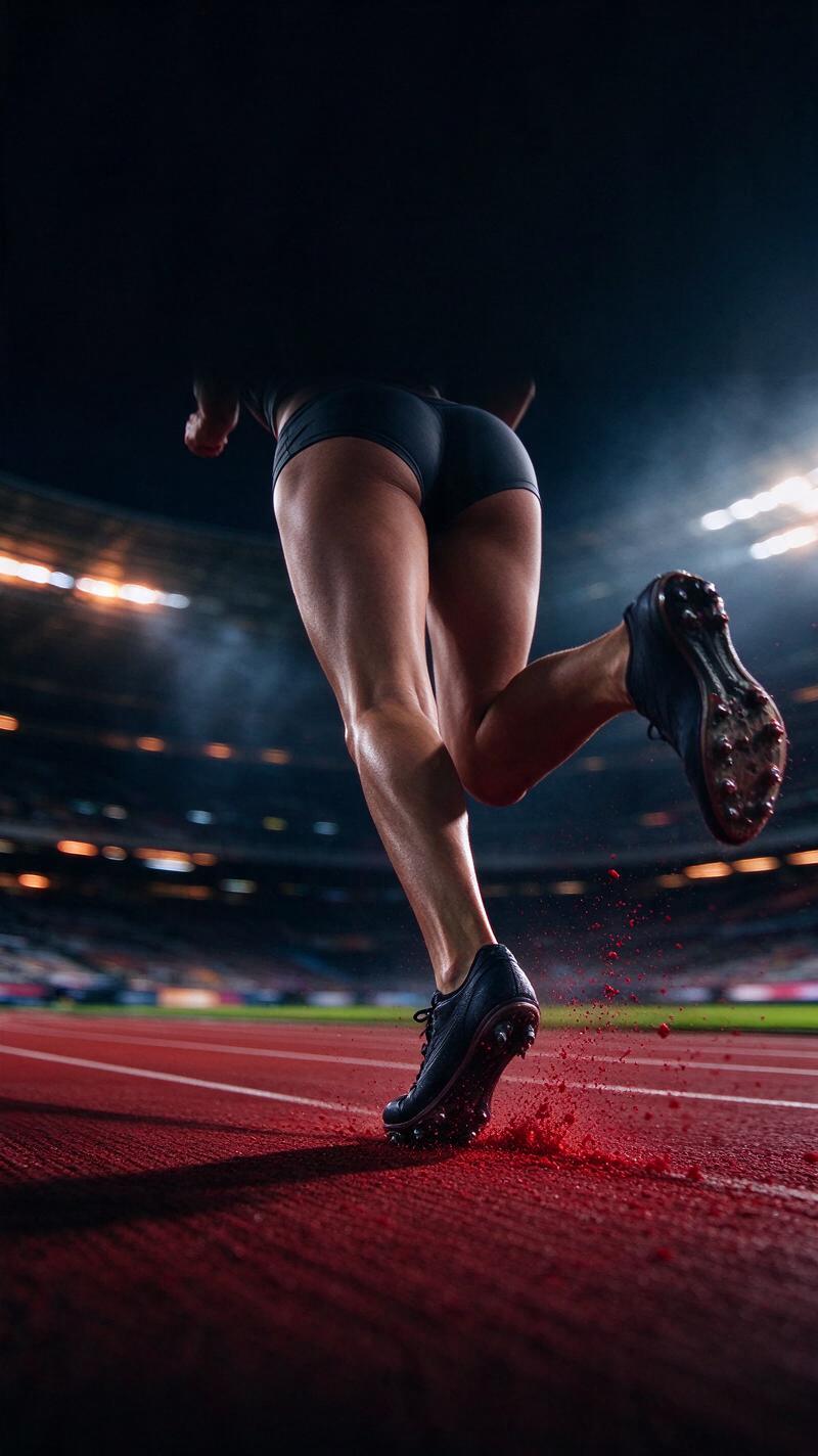Illustration for the world record: Women's 1500 m
