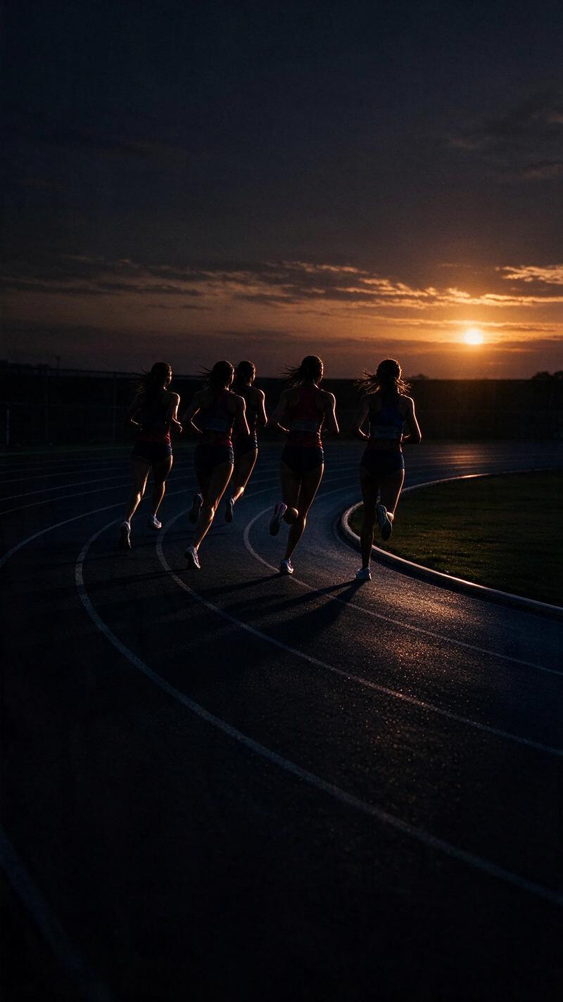 Illustration for the world record: Women's 5000 m