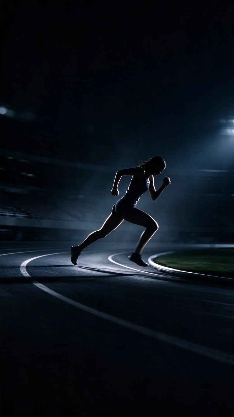 Illustration for the world record: Women's 800 m