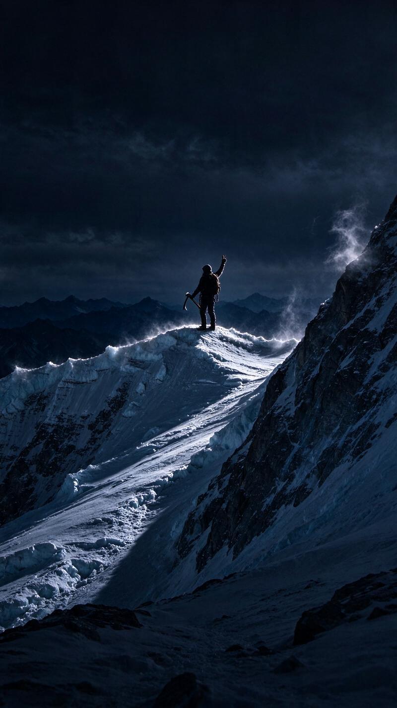 Illustration for the world record: Youngest person to climb the Seven Summits
